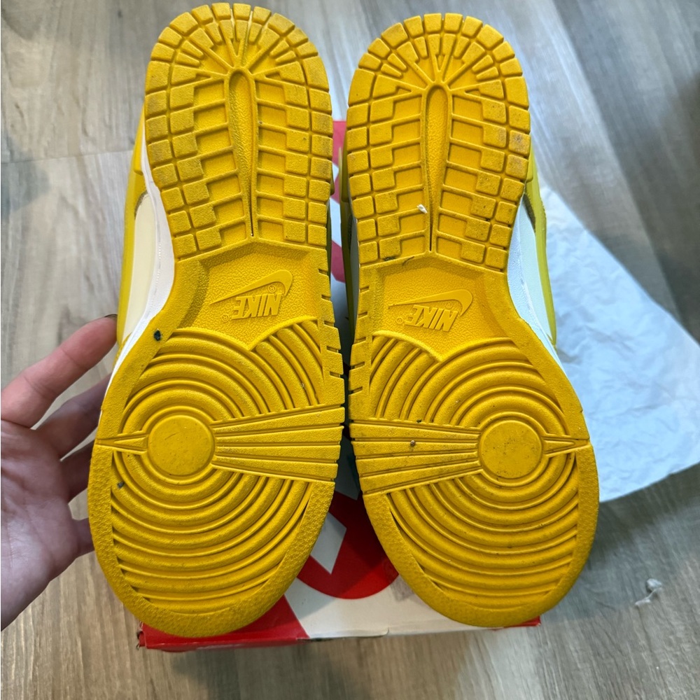 Nike Yellow and White Sneakers - Picture 3 of 5